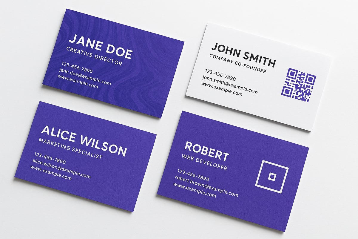 Perché lo sfondo è fondamentale nei biglietti da visita