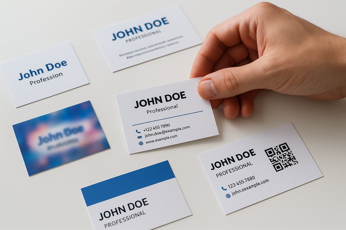 Les Erreurs à Éviter Lors de la Création de Cartes de Visite
