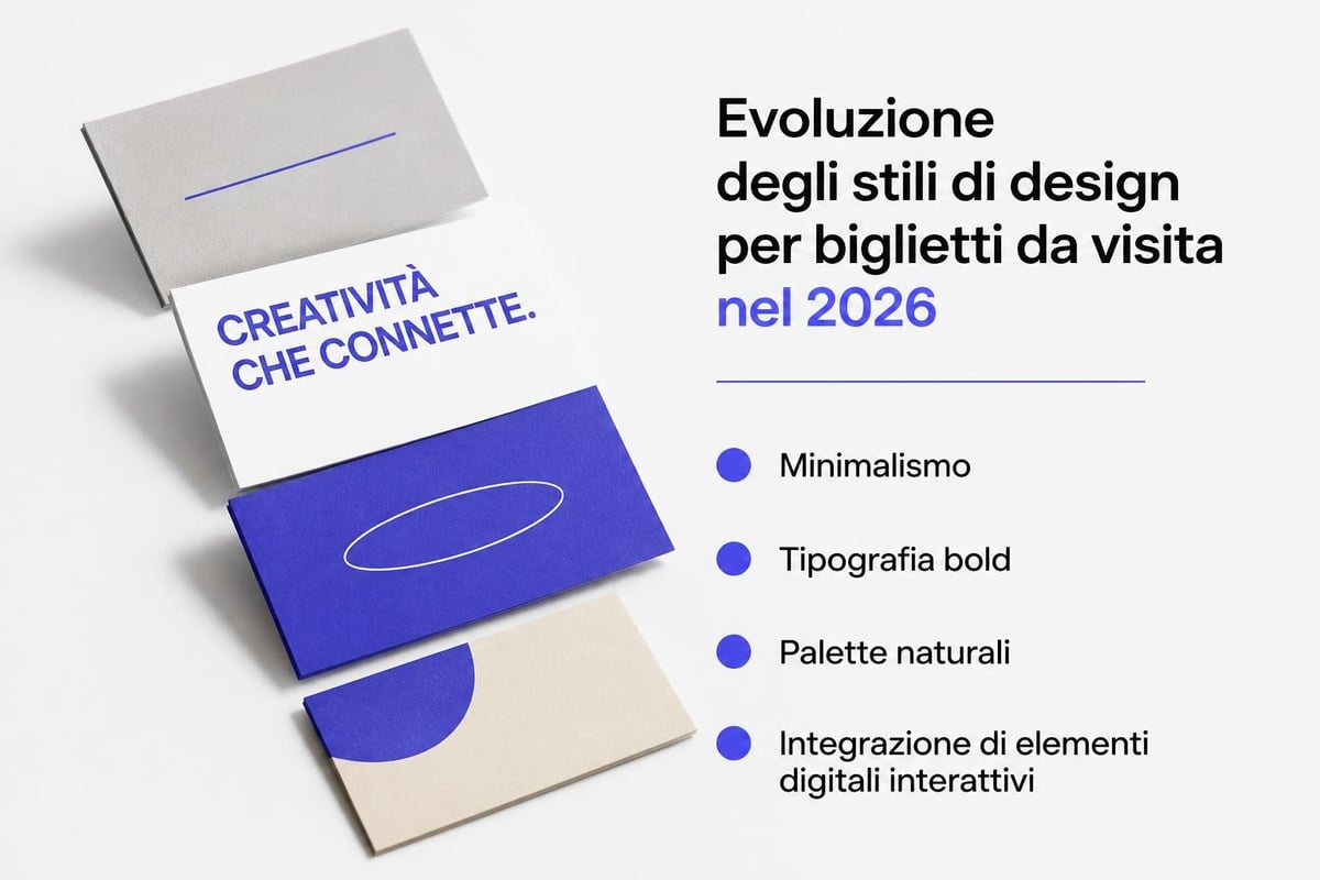 Tendenze design biglietti 2026