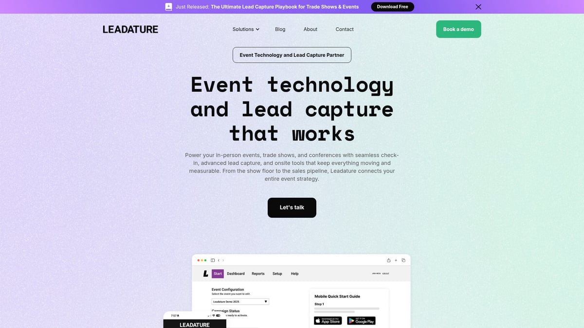 7 Essential Lead Capture App For Events Solutions in 2025 - Leadature