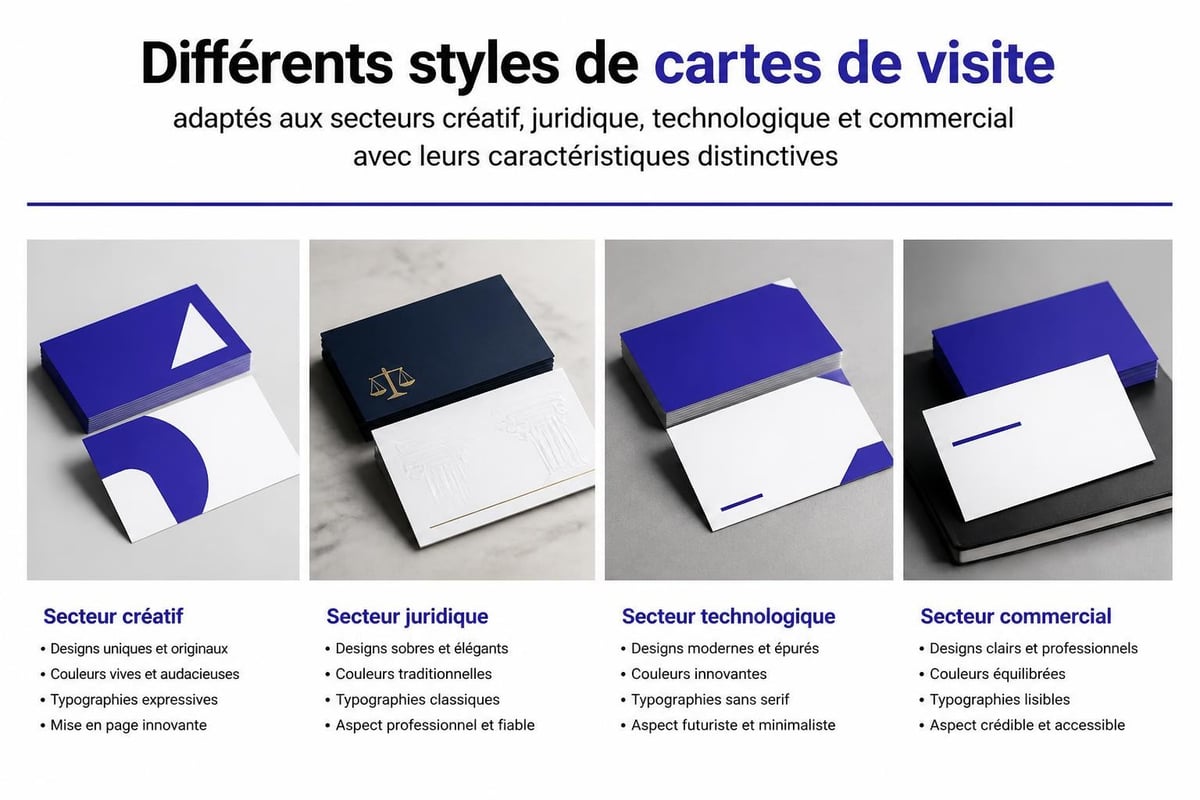 Modèles de cartes par secteur