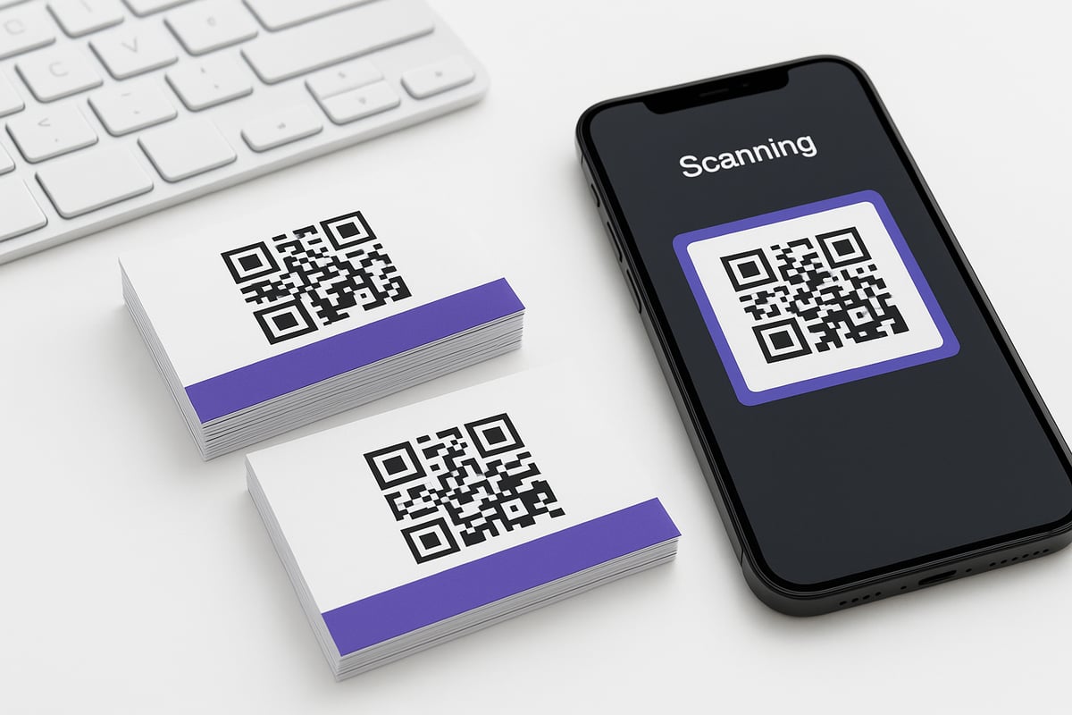 Die Vorteile von QR Codes auf Visitenkarten