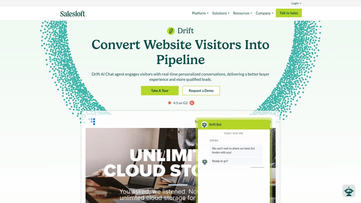 7 Essential AI-Powered Lead Capture Tool Picks for 2025 - Drift