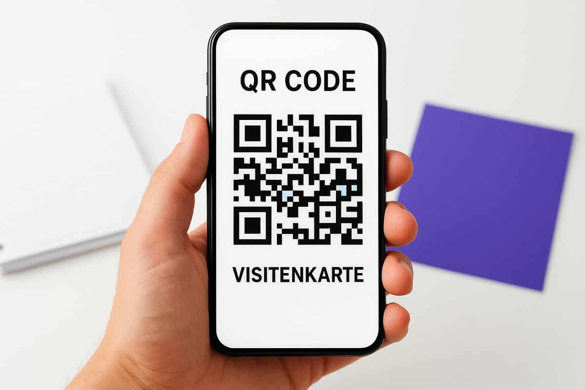 Was ist eine Visitenkarte als QR Code?