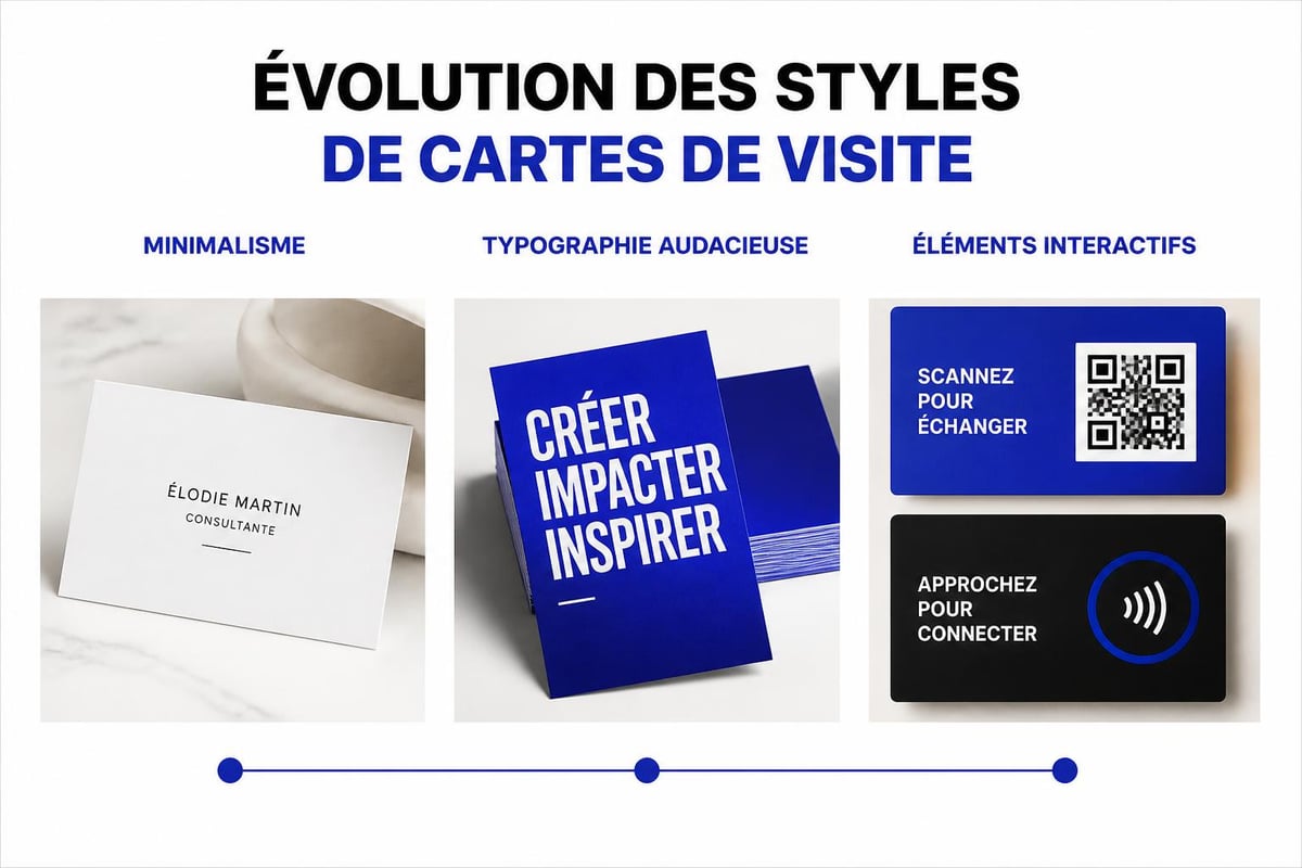 Tendances design cartes de visite 2026