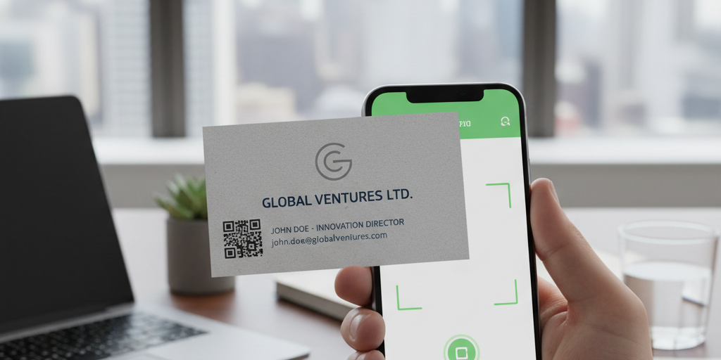 QR code voor visitekaartjes maken