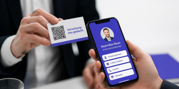 Visitenkarten mit QR Code: Der moderne Netzwerk-Boost