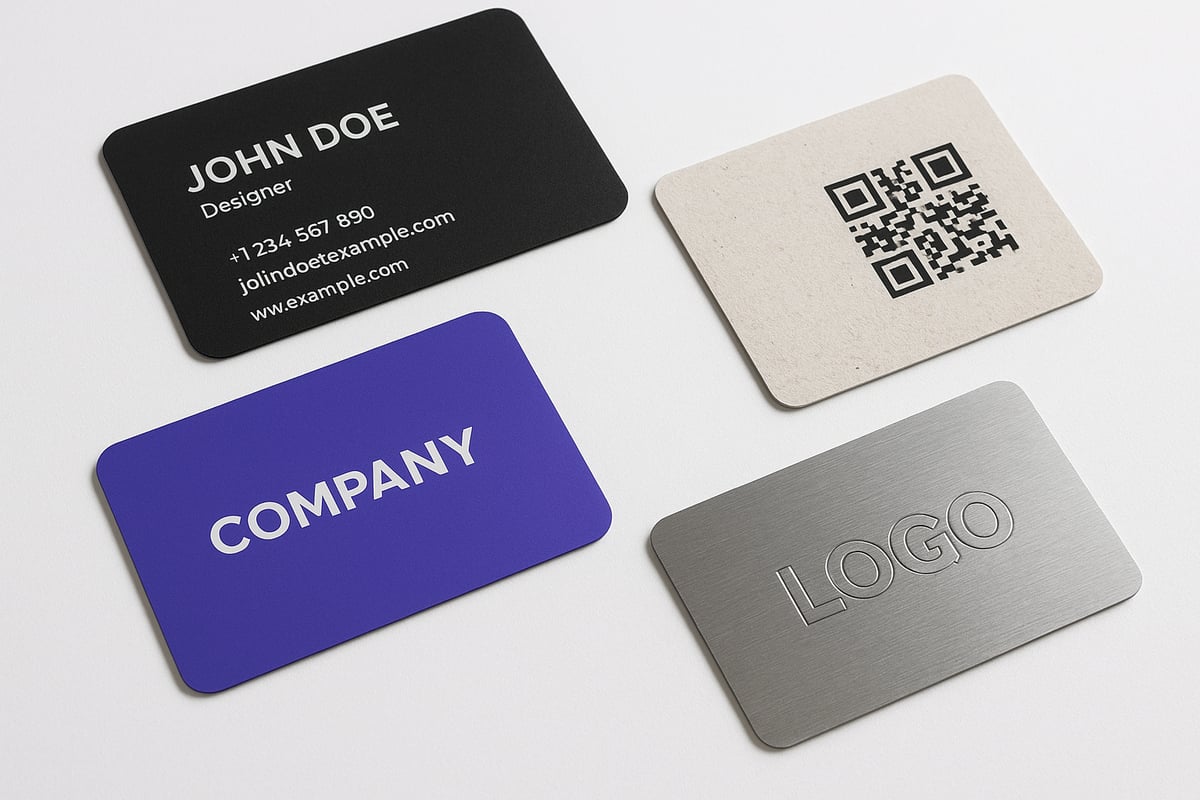 Kreative Design-Trends für Visitenkarten 2025