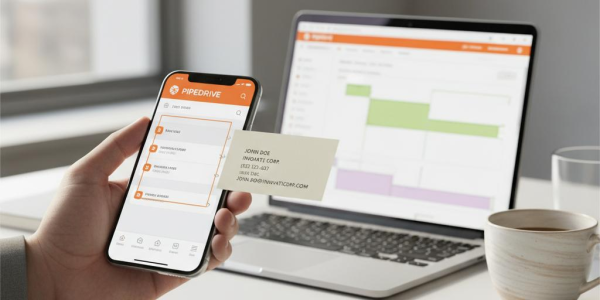 Visitekaartjescanner voor Pipedrive | Efficiënt CRM-beheer