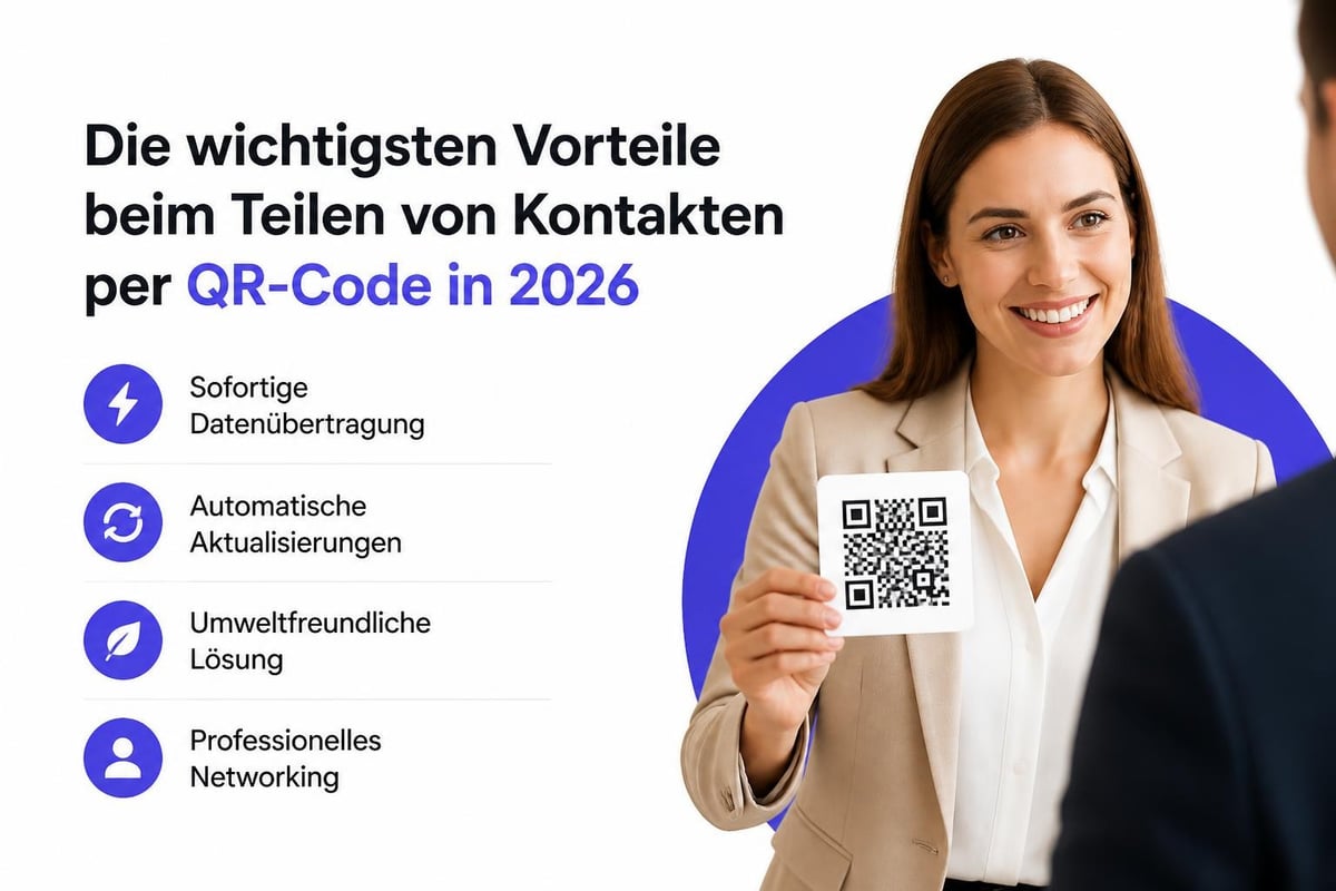 QR code contact benefits