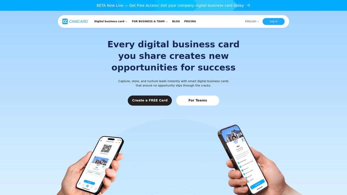 Top 7 Business Card Scanner For Salesforce Solutions 2025 - CamCard Business