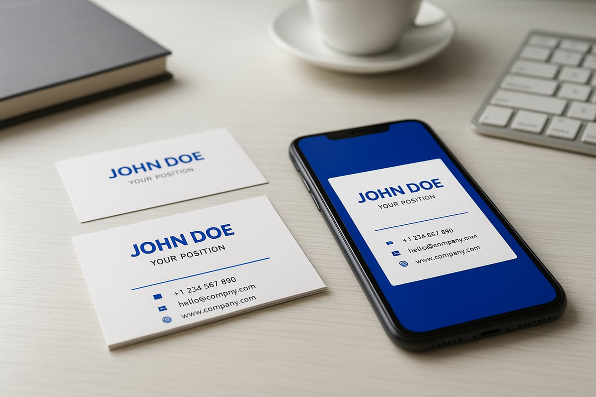 L’évolution des cartes de présentation : de l’imprimé au numérique