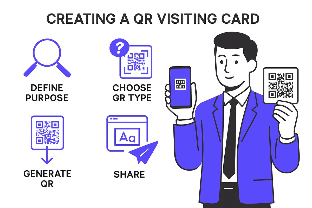 Step-by-Step Guide to Creating a QR Visiting Card