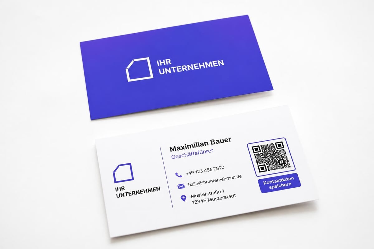 Visitenkarten Gestaltungselemente