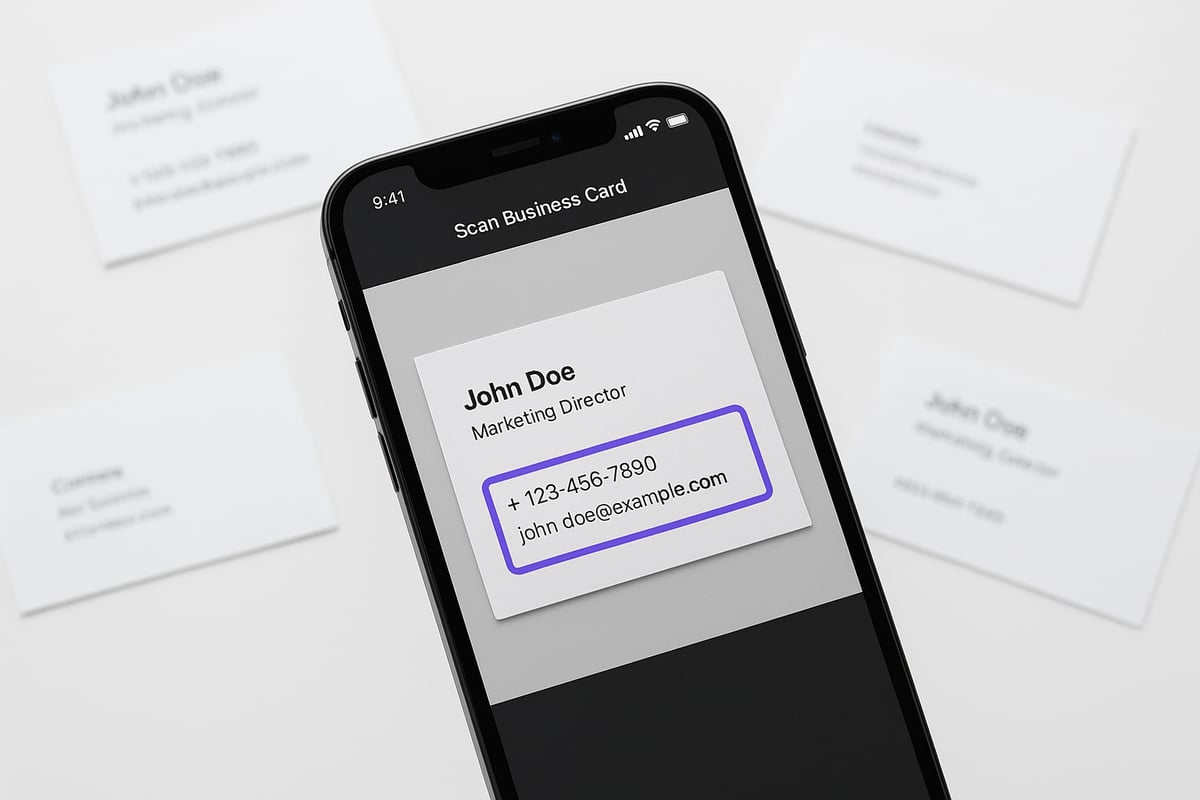 Warum Visitenkarten scannen? Relevanz und Vorteile 2025