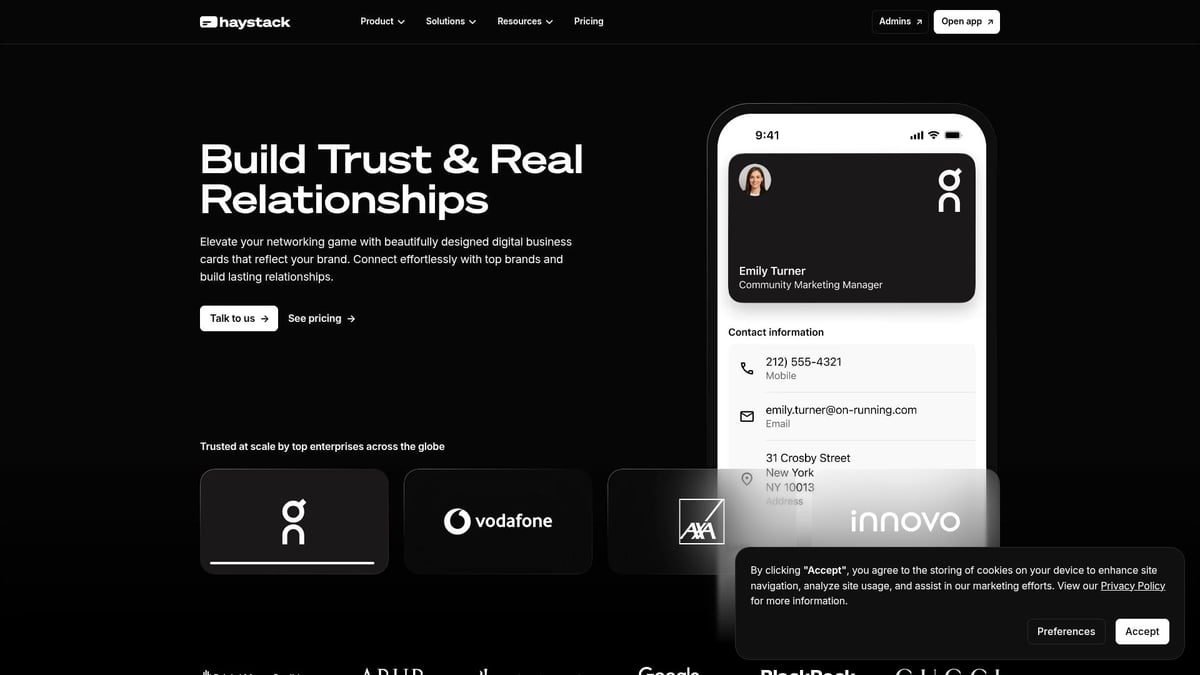 9 Essential Free Business Card App Picks for 2025 - Haystack