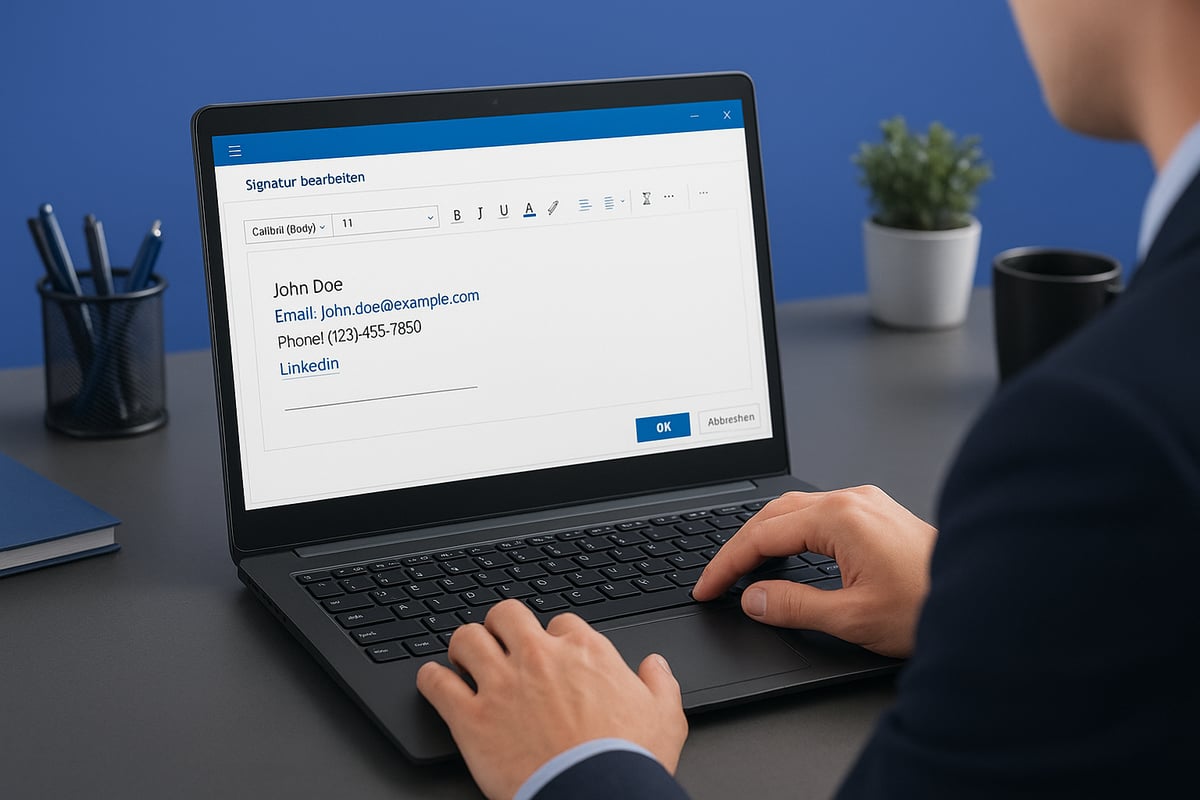 Outlook Signatur Hinzufügen: Schritt-für-Schritt Anleitung