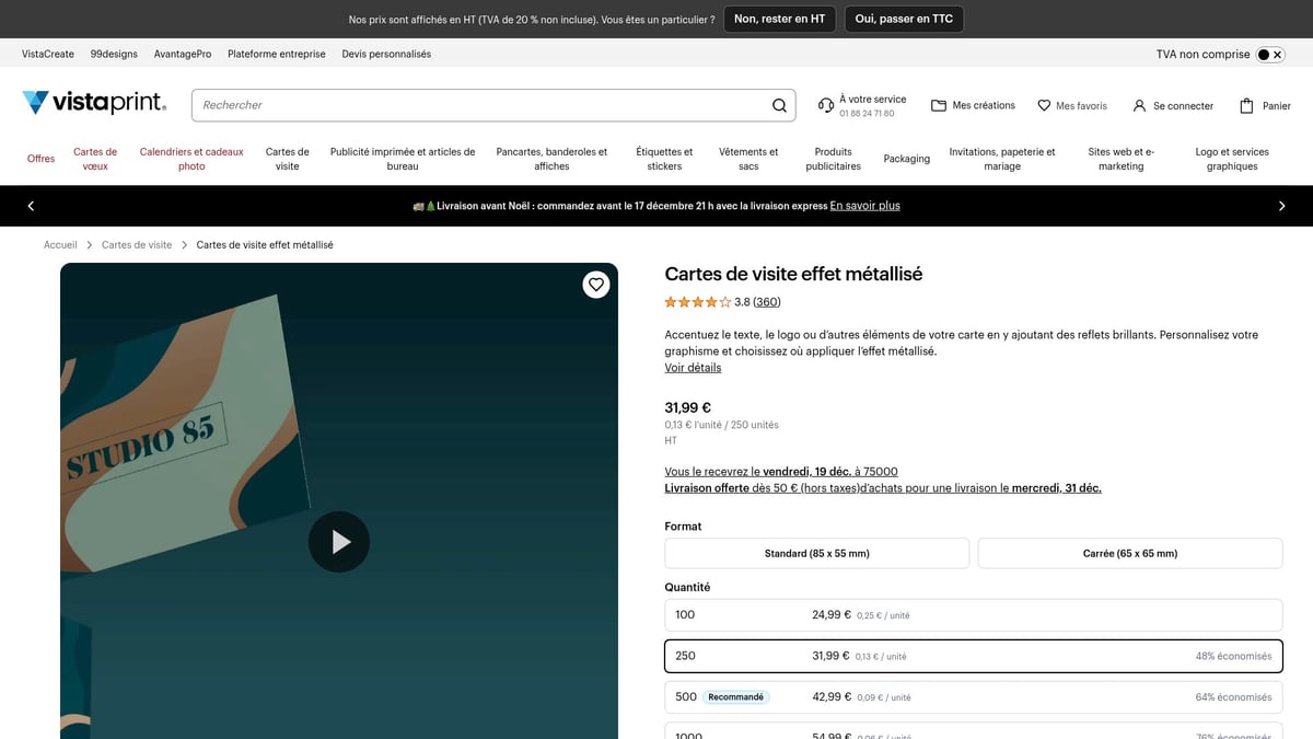 8 Cartes De Visite Modeles Tendance À Découvrir En 2026 - Carte De Visite Métallisée Effet Premium – Vistaprint