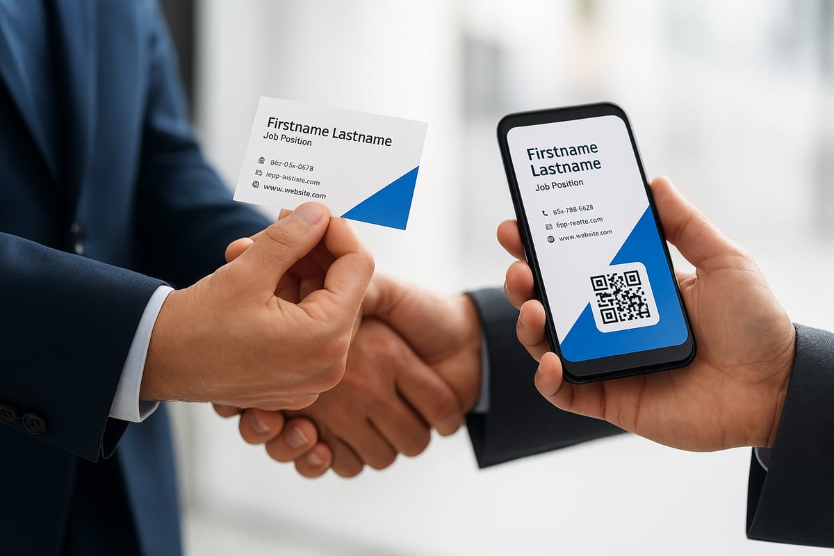 Pourquoi la Carte de Visite Reste Indispensable en 2026