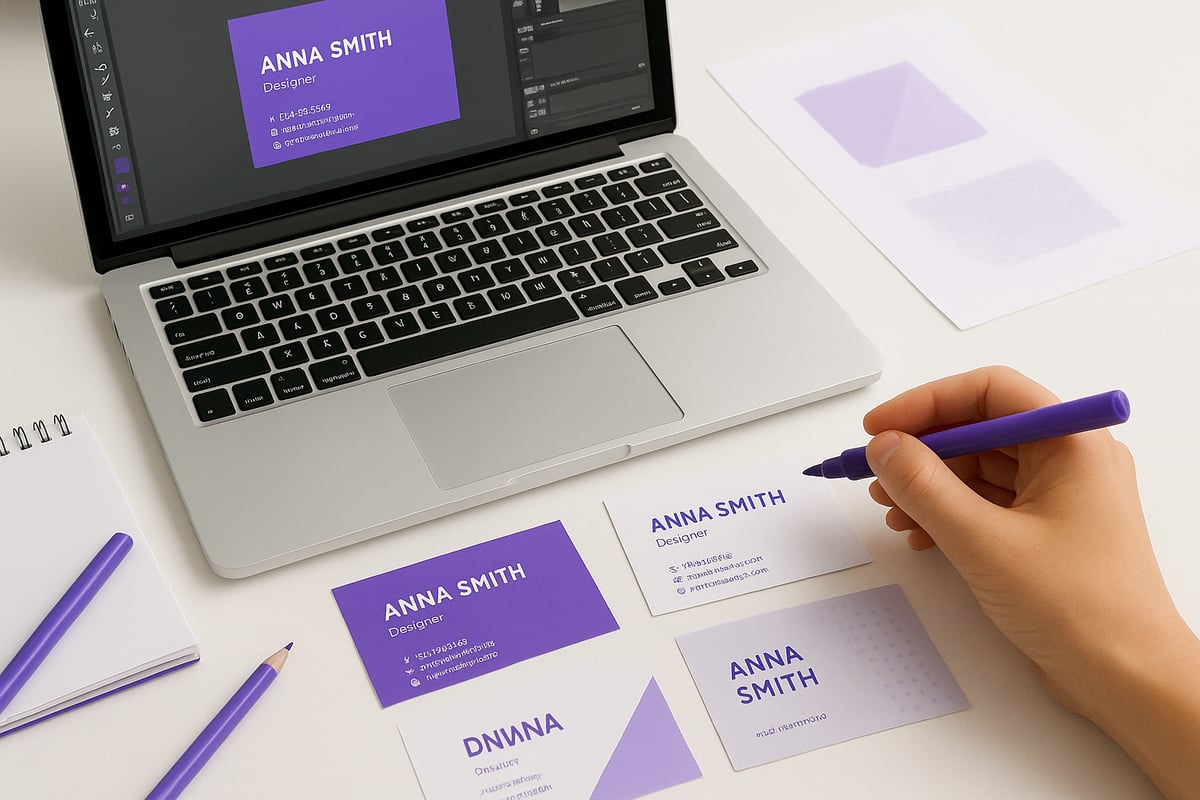Schritt-für-Schritt-Anleitung: Visitenkarten selbst gestalten