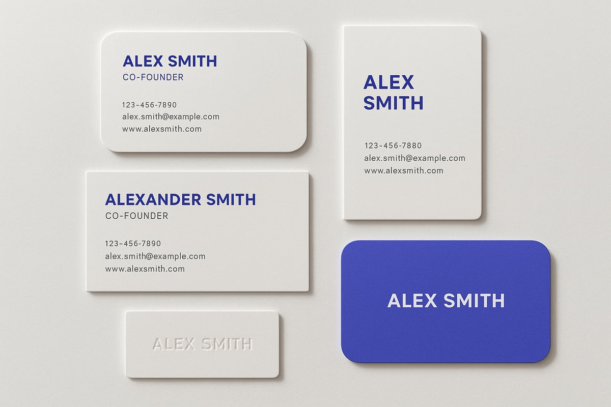 Die Grundlagen des Visitenkarten-Layouts