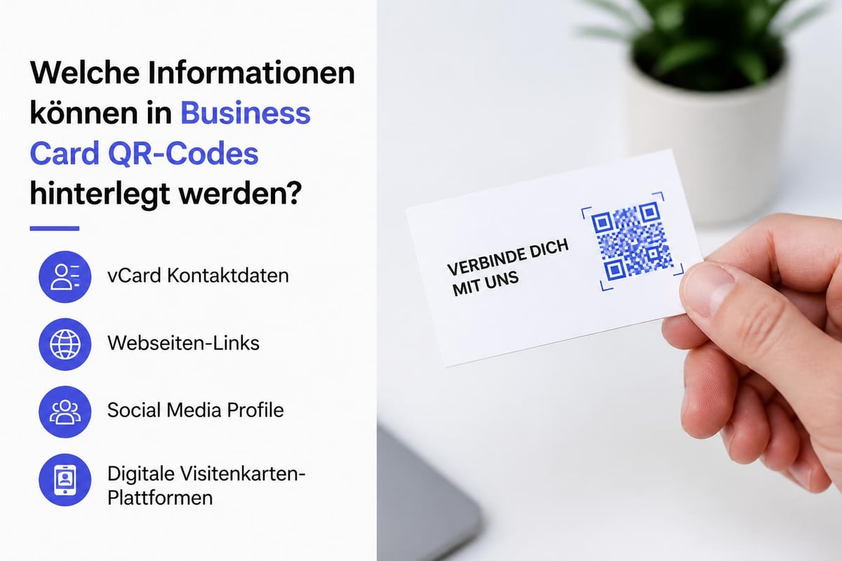 QR code information types