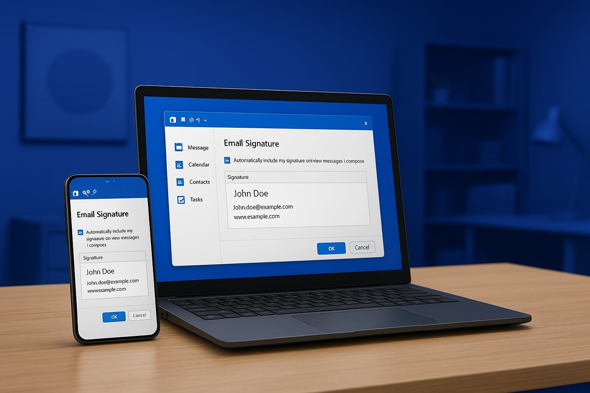 Outlook Signatur einstellen: Schritt-für-Schritt-Anleitung (Windows, Mac, Web)