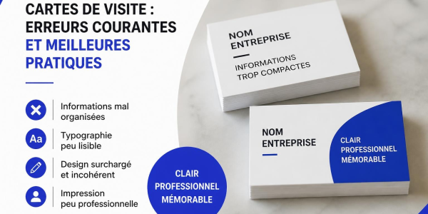 Erreurs courantes cartes de visite à éviter en 2026