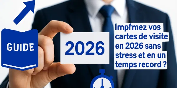 Guide 2026 : Imprime Carte de Visite Facilement et Rapidement