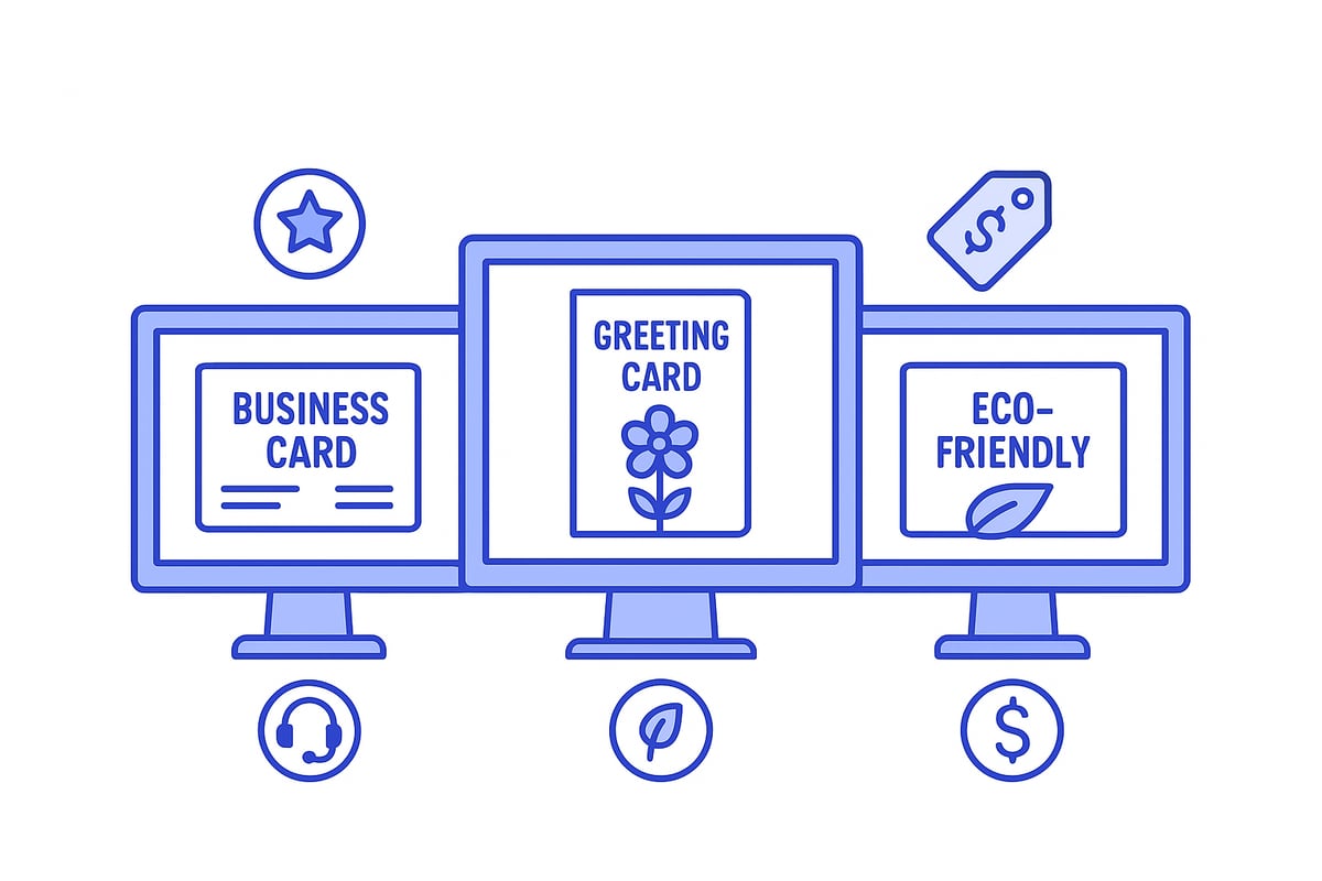 Comparing the Best Online Card Printing Services in 2025