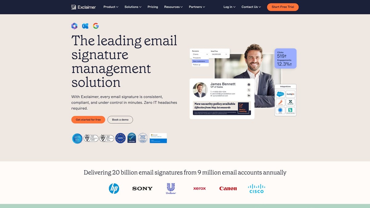 9 Essential Professional Email Signature Generator Tools for 2025 - Exclaimer