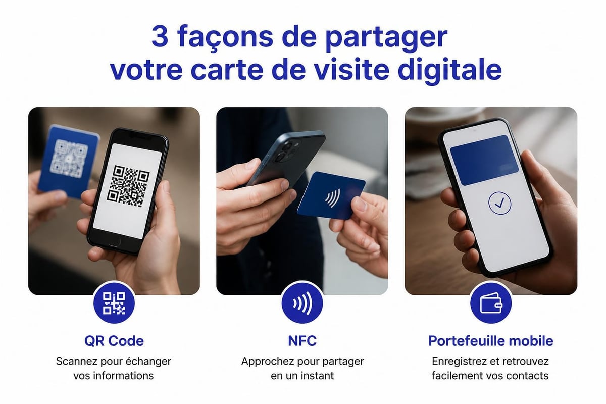 Technologies de partage de cartes de visite
