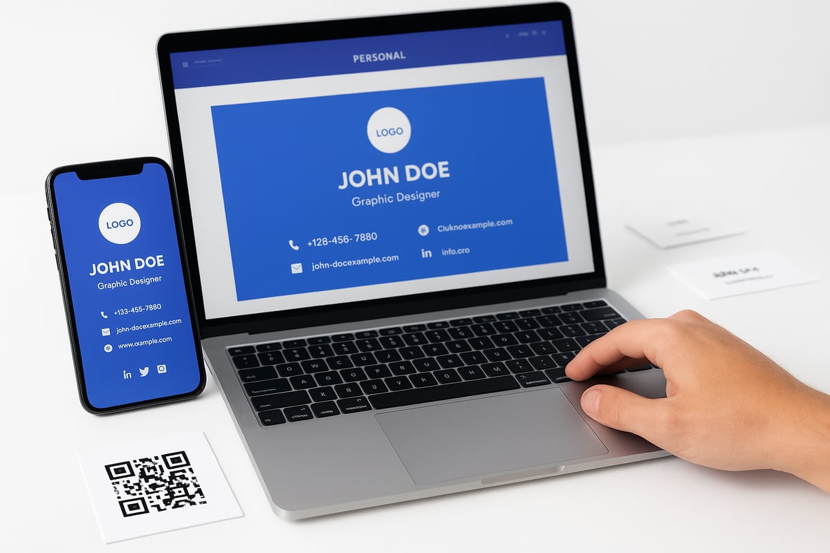 Schritt-für-Schritt: So erstellen Sie Ihre digitale Visitenkarte