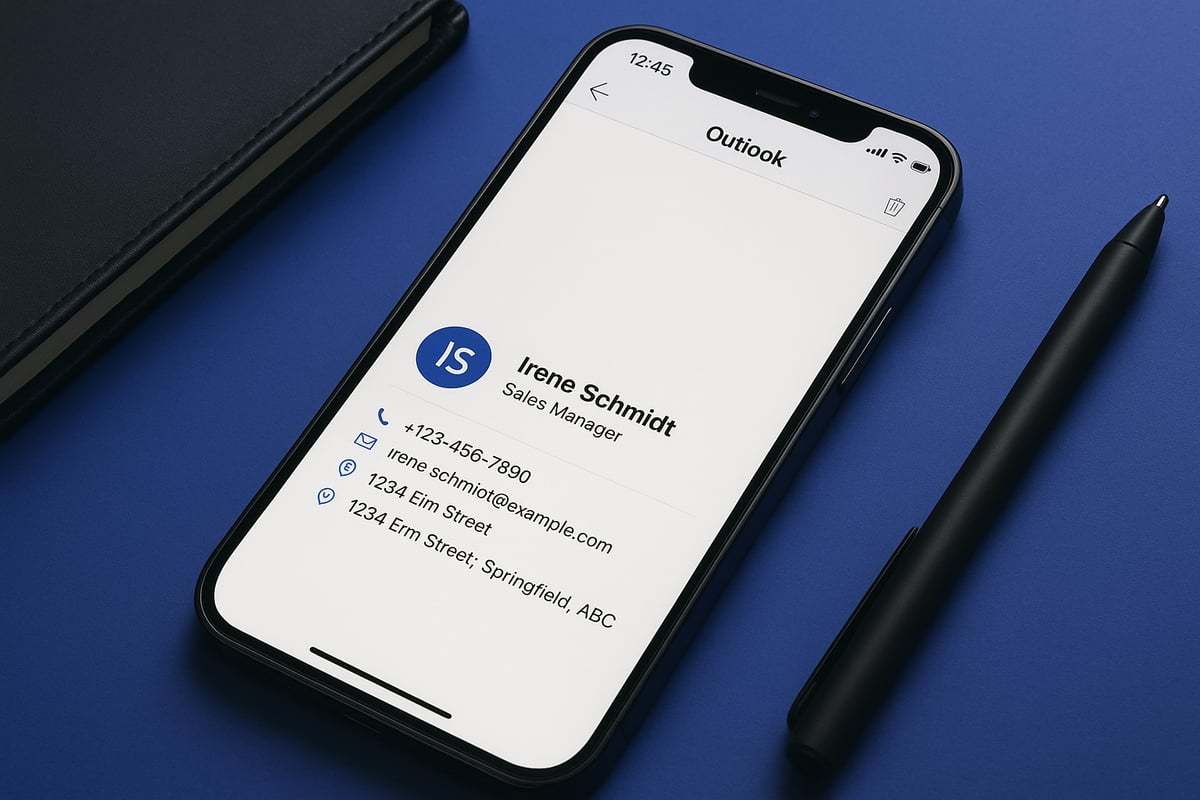 Best Practices für professionelle Outlook-Signaturen auf dem iPhone