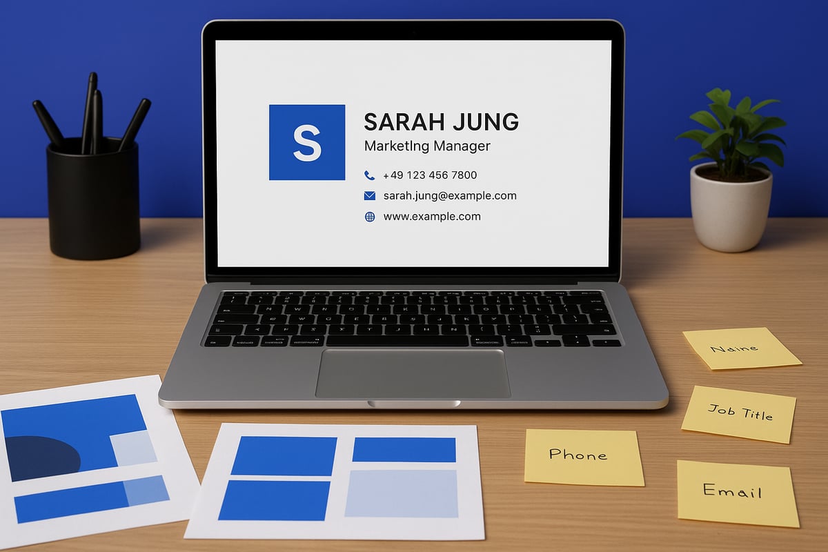 Design, Inhalte und rechtliche Vorgaben für Outlook-Signaturen