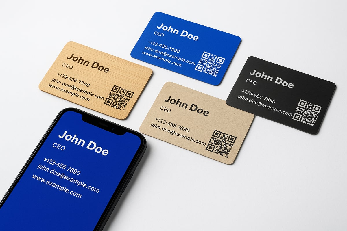 Aktuelle Trends und Innovationen bei Visitenkarten 2025