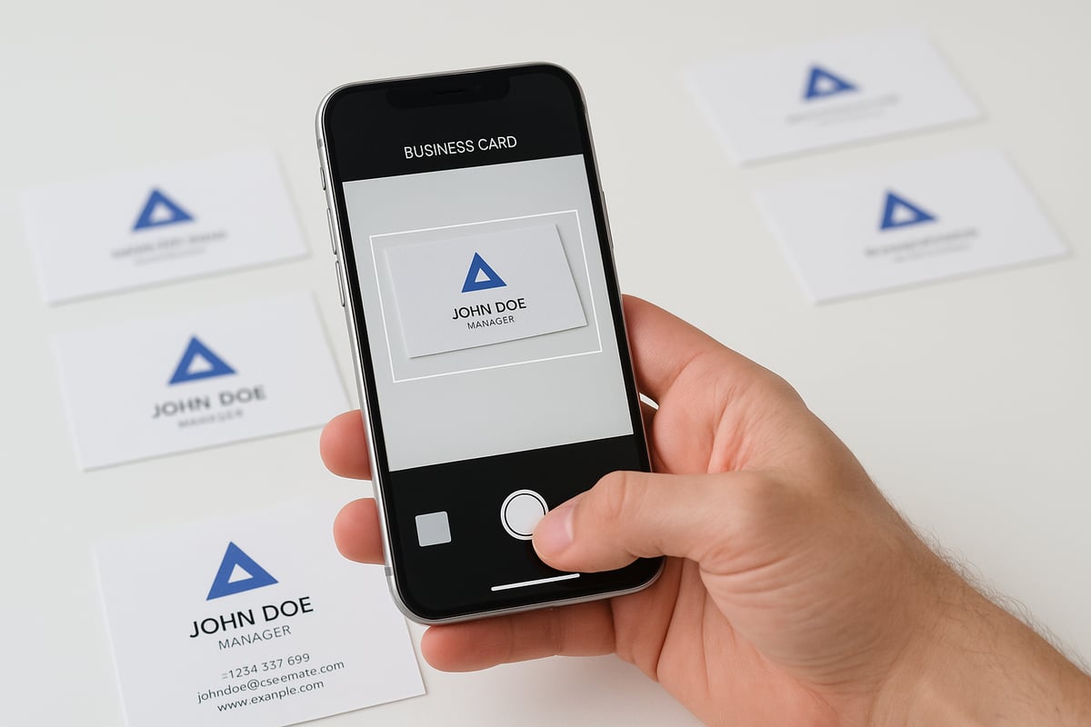Die besten Methoden und Apps zum Visitenkarten-Scannen mit dem iPhone 2025