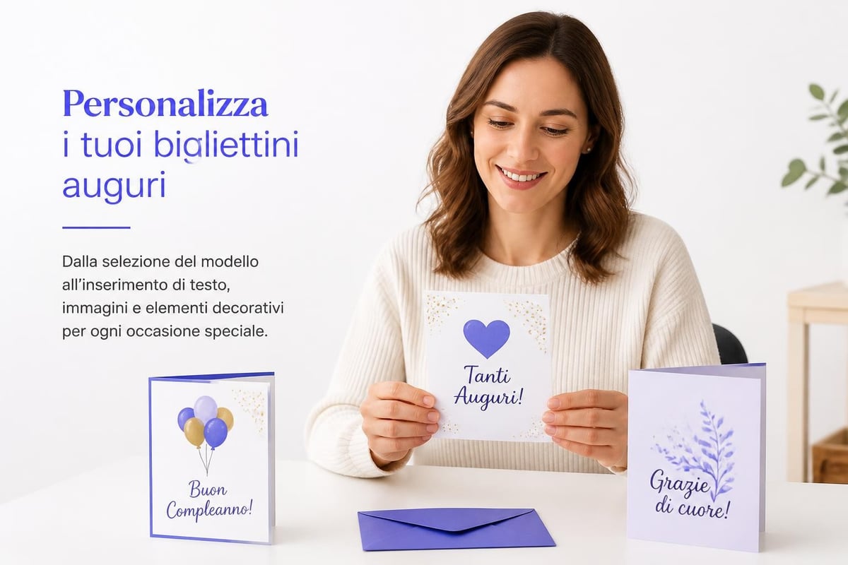Bigliettini auguri personalizzati