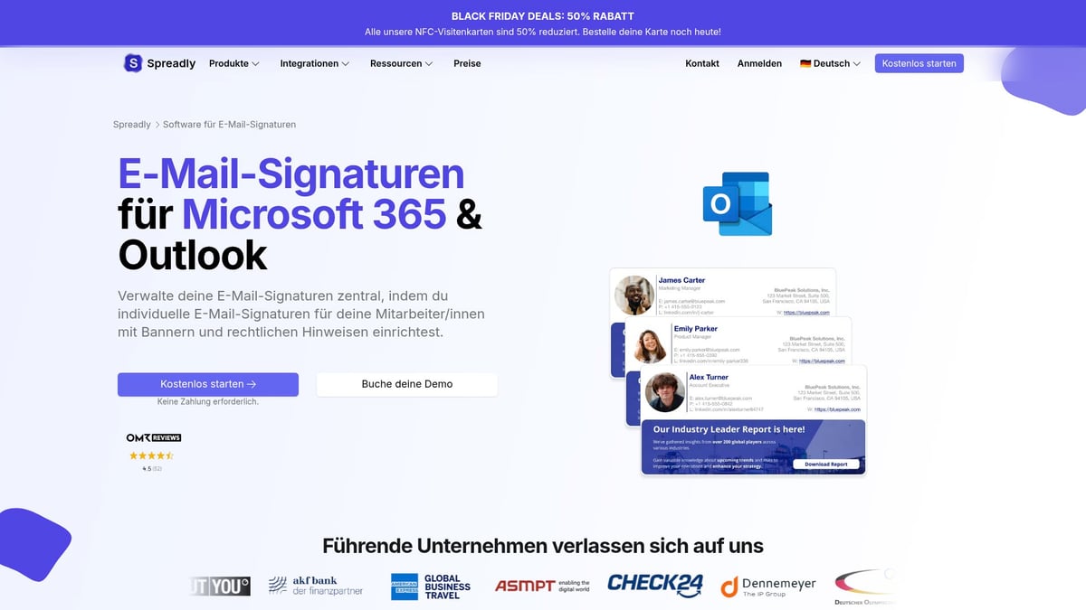 Signatur Outlook iPhone Guide: Schritt-für-Schritt 2025 - Spreadly: Zentrale Signaturverwaltung für Outlook und iPhone