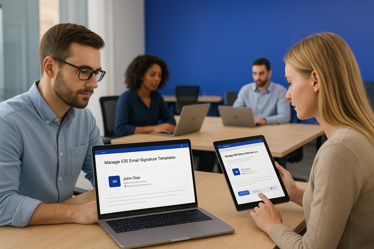 Automatisierung und zentrale Verwaltung von iOS Mail Signaturen