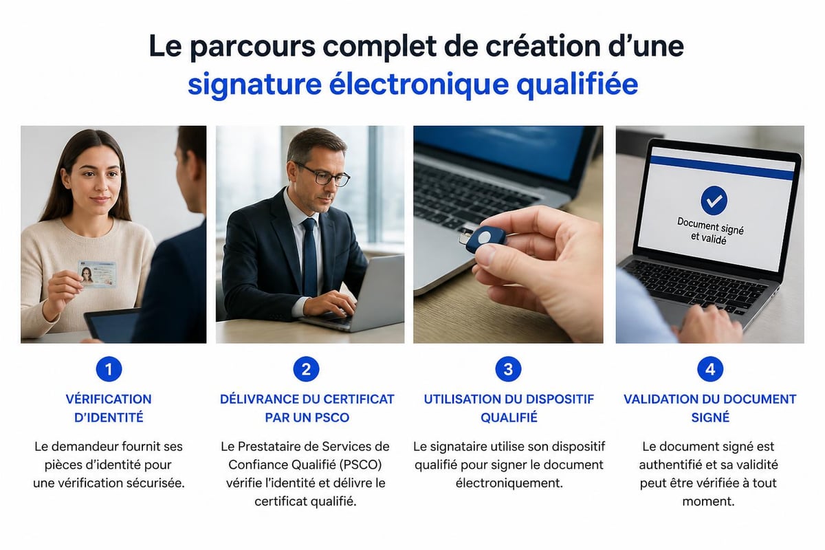 Processus de certification qualifiée