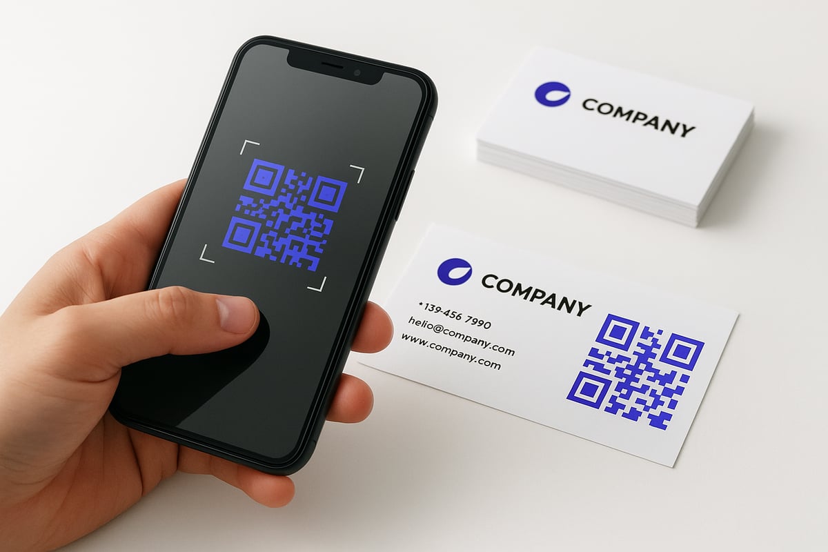 Die Vorteile von QR Codes auf Visitenkarten
