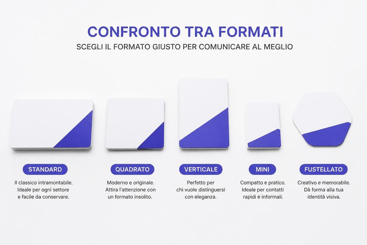 Formati innovativi biglietti da visita