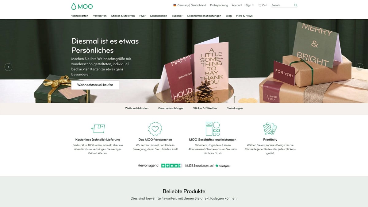 9 Inspirierende Beispiele Für Visitenkarten 2025 - MOO – Kreative Print-Visitenkarten mit Premium-Design