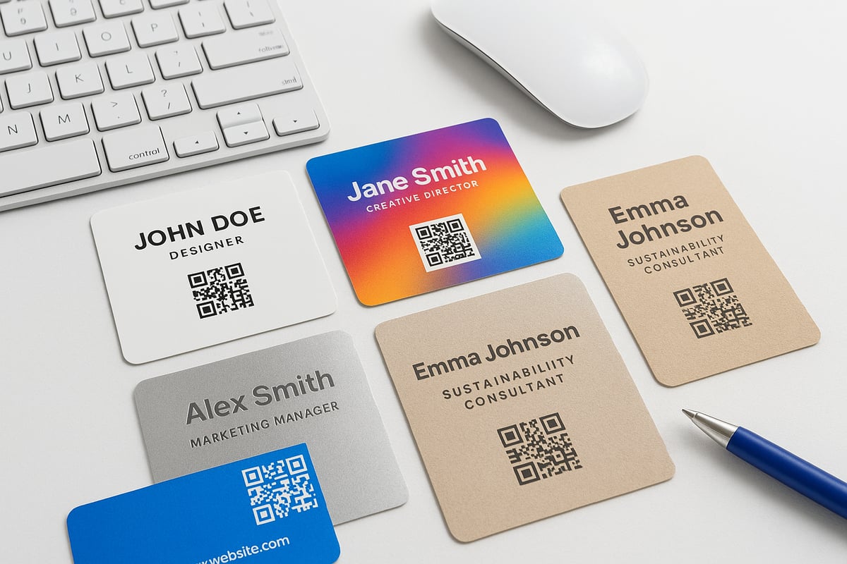 Aktuelle Design- und Branchentrends für Visitenkarten 2025