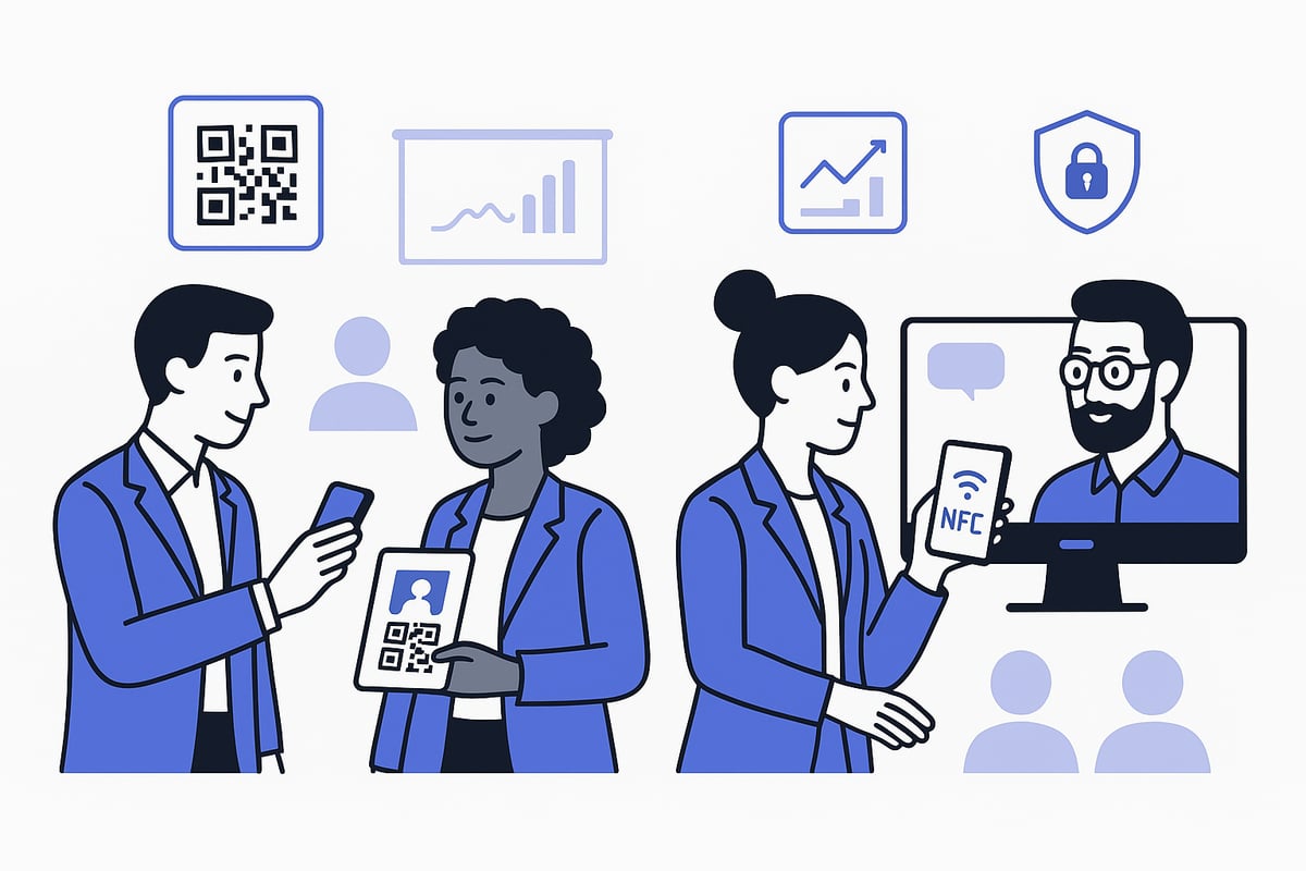 Sharing and Managing Digital Name Cards Effectively