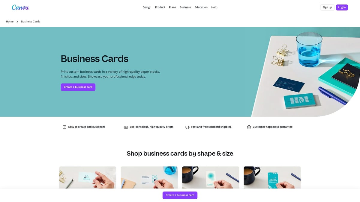 9 Essential Business Card Design Site Picks for 2025 - Canva
