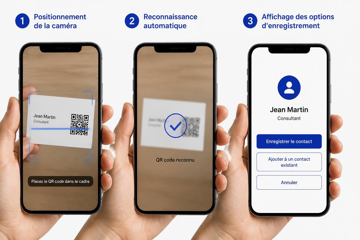 Processus de scan QR code