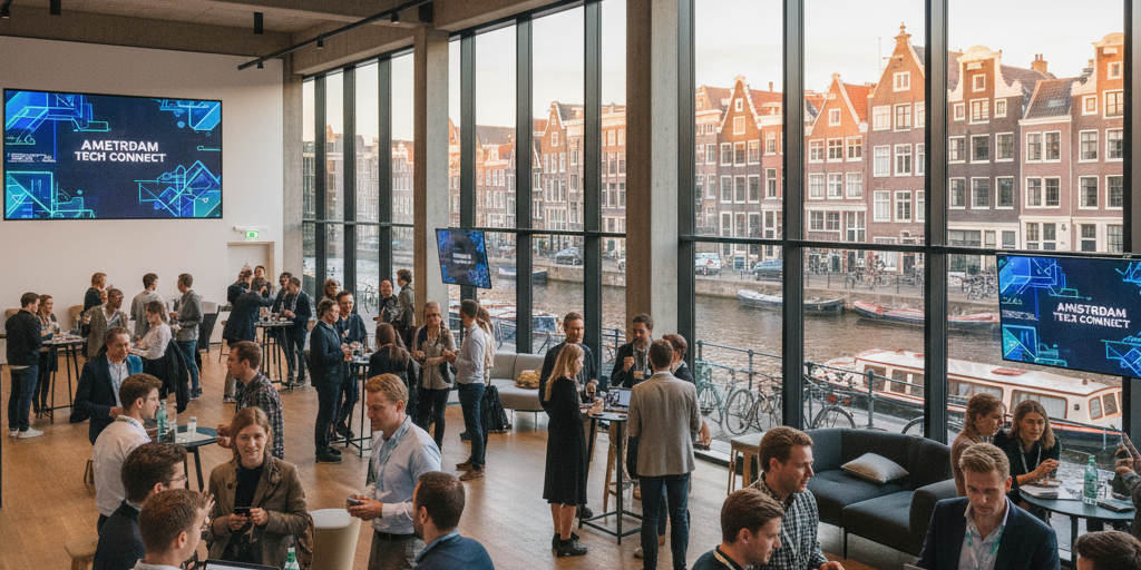 Conférences startup Netherlands avec networking moderne