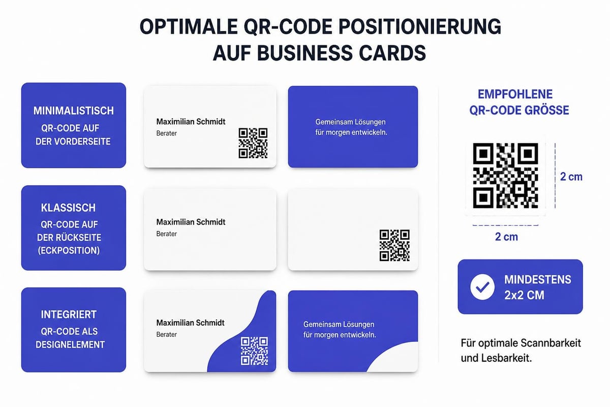 QR code placement